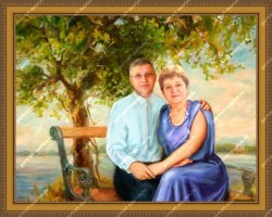 Картина с фотографии на холсте - Красивые портреты на заказ от компании Portret-maslom.ru