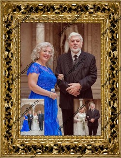 Портрет родителям от компании Portret maslom.ru