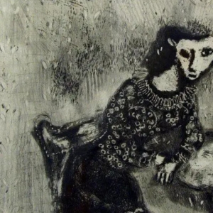 118. Марк Шагал – Офорт к Басням Лафонтена, созданный по заказу Воллара