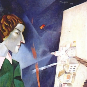 11. Марк Шагал – Автопортрет с палитрой