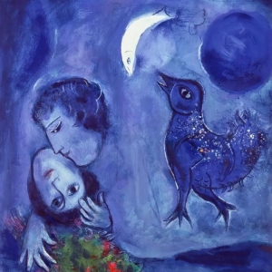 122. Марк Шагал – Пейзаж в синем