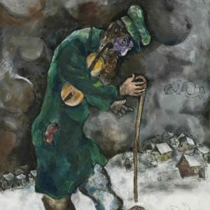 154. Марк Шагал – Старая еврейская скрипка
