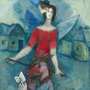16. Марк Шагал – Ангел и читатель