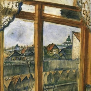 38. Марк Шагал – Вид из окна. Витебск