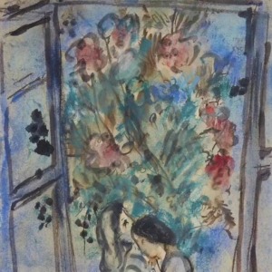 46. Марк Шагал – Влюбленные в окне