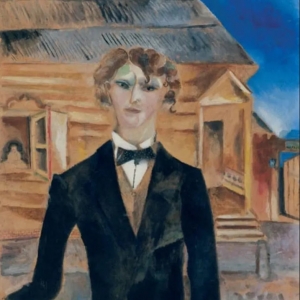 5. Марк Шагал – Автопортрет перед домом