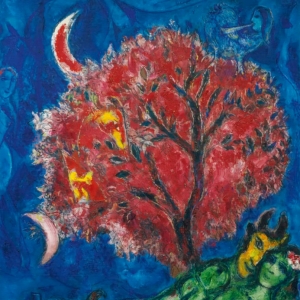 82. Марк Шагал – Красное дерево