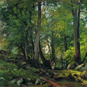 21. Буковый лес в Швейцарии 1863-1864 85.5х124