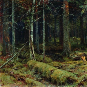 344. Тёмный лес 1890 92х124.5