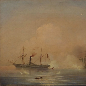 Морской бой. 1855