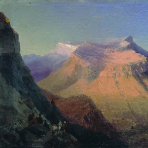 Вид Гуниба. 1868