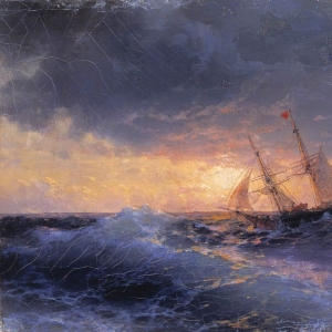 Море. Закат. 1896
