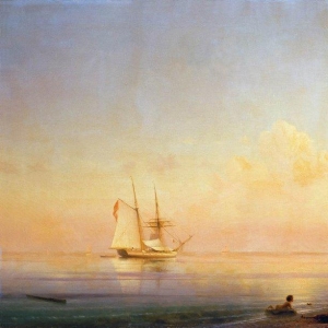 Берег моря. Штиль. 1843