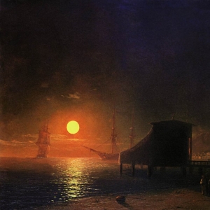 Феодосия. Лунная ночь. 1852