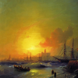 Малага. Морской пейзаж. 1854