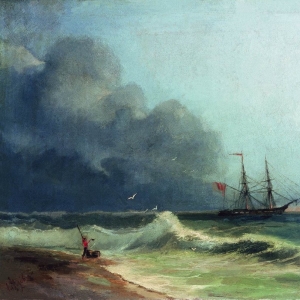 Море перед бурей. 1856