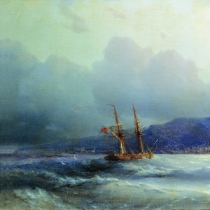 Трапезунд с моря. 1856