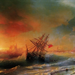 Буря над Евпаторией. 1861