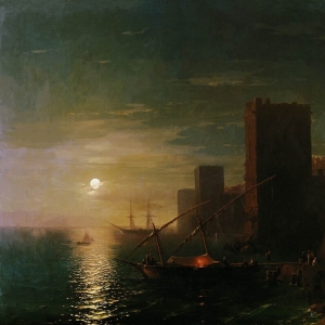 Лунная ночь в Константинополе.1862