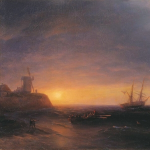 Закат на море. 1878