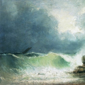 Морской берег. Волна. 1880