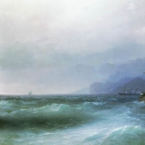 Парусник в море. 1884
