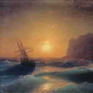 Морской пейзаж. Коктебель. 1889