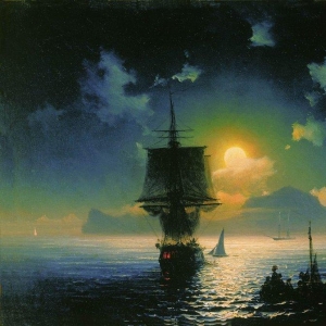 Лунная ночь на Капри. 1841