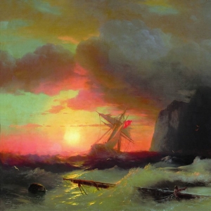 Кораблекрушение у Афонской горы. 1856