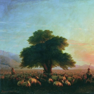 Отара овец (Стадо овец). 1857