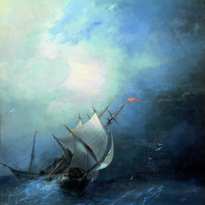 Буря на Ледовитом океане. 1864