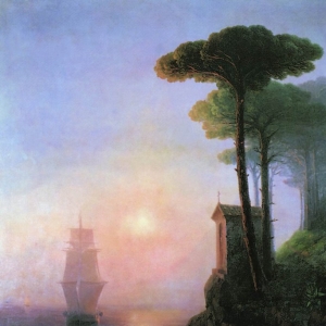 Туманное утро в Италии. 1864