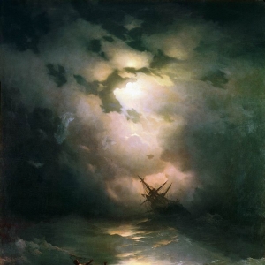 Буря на Северном море. 1865