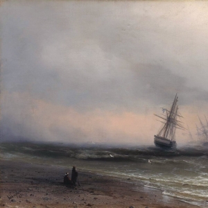Морской пейзаж в Крыму. 1866