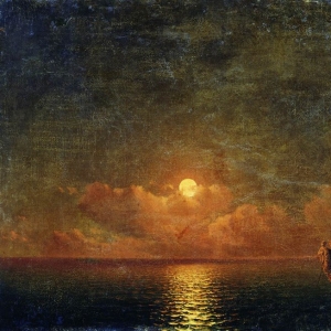 Лунная ночь (Разбитый корабль). 1871