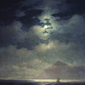 Морской вид при луне. 1878