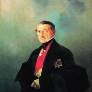 Портрет сенатора Александра Ивановича Казначеева (1788-1880), предводителя дворянства Таврической губернии. 1848
