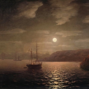 Лунная ночь на Чёрном море. 1855