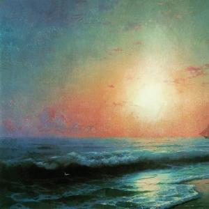 Восход солнца у берегов Ялты. 1878