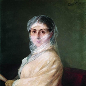 Портрет жены художника Анны Бурназян. 1882