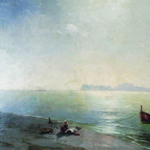 Штиль. Вид Капри (Средиземное море). 1892