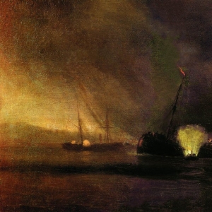 Взрыв трехмачтового парохода в Сулине 27 сентября 1877 года. 1878