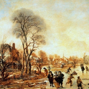 Арт ван дер Неер - Зима. Пейзаж