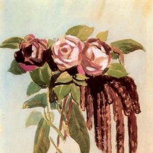 Розы и сережки, 1901