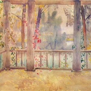 На балконе в Тарусе, 1905