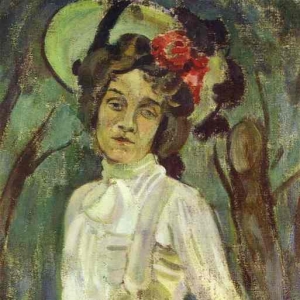Портрет Надежды Юрьевны Станюкович, фрагмент 1903
