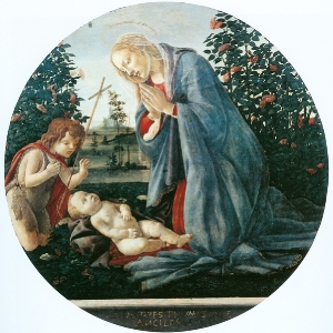 Поклонение младенцу Христу (ок.1482) 
