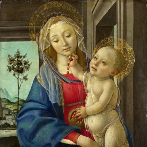 Мадонна с Младенцем (с гранатом) (1480-1500) 