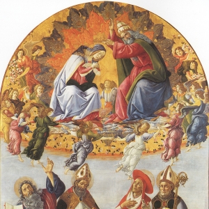 Алтарь 'Сан Марко'. Коронация Богоматери (1490-1492)
