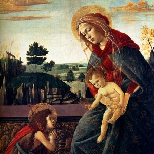 Мадонна с младенцем и св.Иоанном Креститителем (1491-1493)